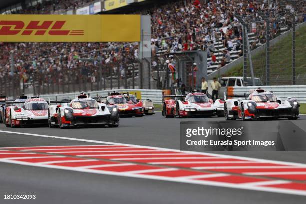 Start Of The 6 Hours Of Fuji 2023 during the 6 Hours of Fuji Race at Fuji International Speedway on September 10, 2023 in Oyama, Japan.