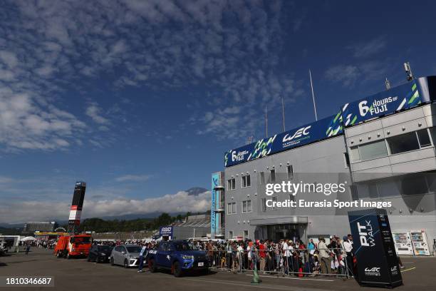 Fan during the 6 Hours of Fuji Race at Fuji International Speedway on September 10, 2023 in Oyama, Japan.