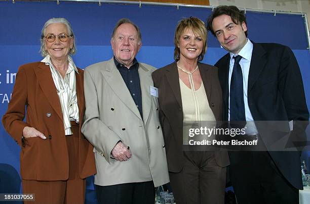 Marie Louise Steinbauer , Hermann Schreiber , Alida Gundlach , Giovanni di Lorenzo , , "NDR Talk Symposium"-"Zukunft im Gespräch", anläßlich Jubiläum...