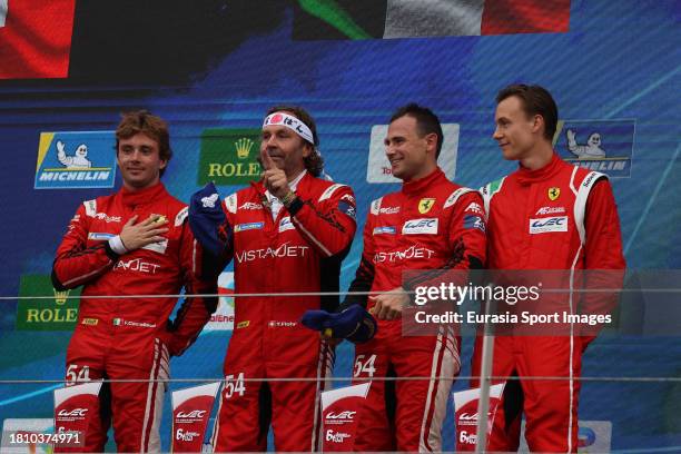 Af Corse Ferrari 488 Gte Evo - Thomas Flohr /Francesco Castellacci / Davide Rigon during the 6 Hours of Fuji Race at Fuji International Speedway on...