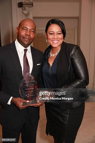 Antoine Fuqua and Lela Rochon attend the Congressional Black Caucus 2013 on September 18, 2013 in Washington, DC.