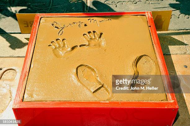 View of The Handprint-Footprint Ceremony for "The Lollipop Kid" Jerry Maren Last Of The "Munchkins" From "The Wizard Of Oz" at the TCL Chinese...