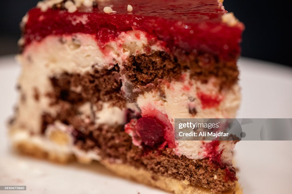 Sweet Cherry Chocolate Cake