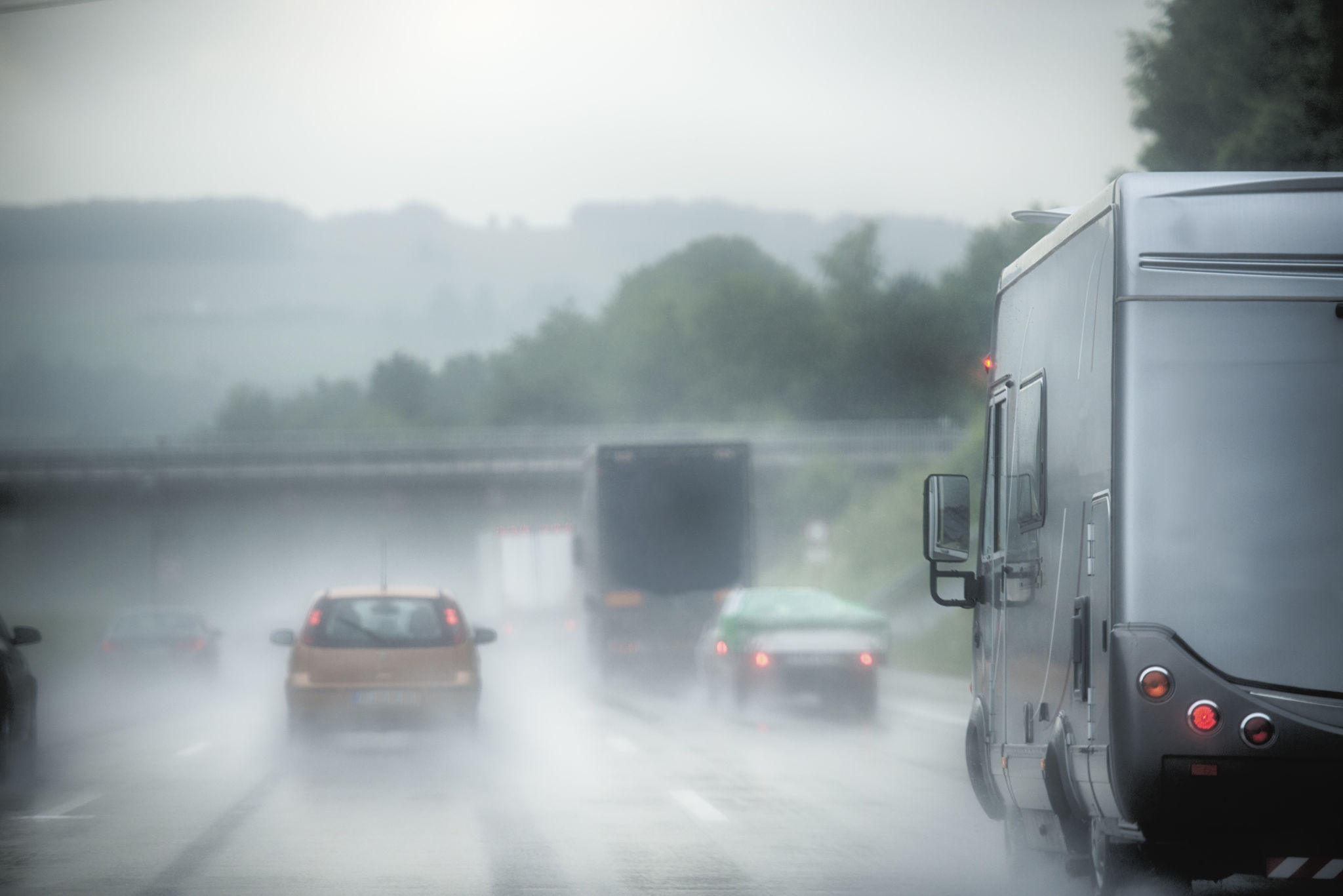 caravan rain