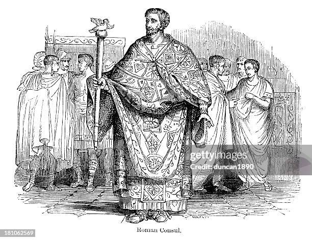 Consol Rome 47 Roman Consul High Res Illustrations - Getty Images