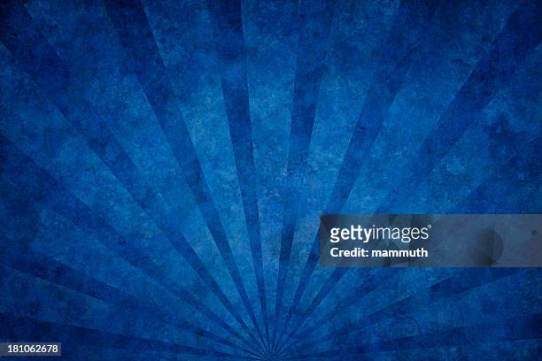 blue grunge texture with sunrays - vignette stock illustrations