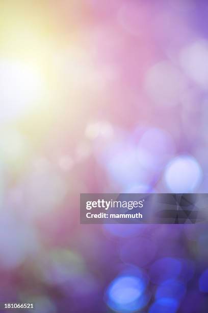 colorful abstract bokeh - twinkle lights background stock illustrations