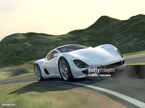 sports car - luxury cars show stock pictures, royalty-free photos & images