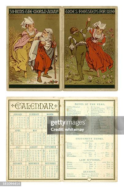 Calendar For 1890 High-Res Vector Graphic - Getty Images
