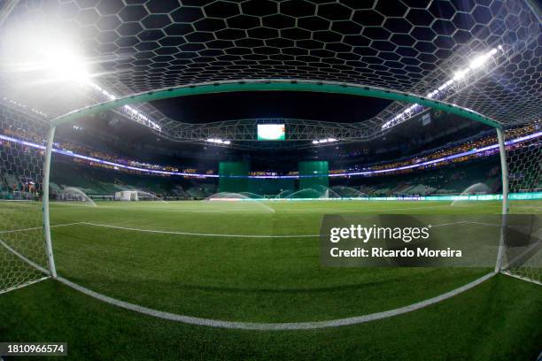 General view of the stadium before the match between Palmeiras and America MG as part of Brasileirao Series A 2023 at Allianz Parque on November 29,...