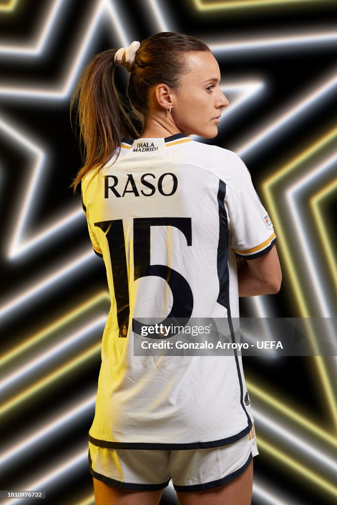 Hayley Raso of Real Madrid poses for a portrait during the UEFA... News ...