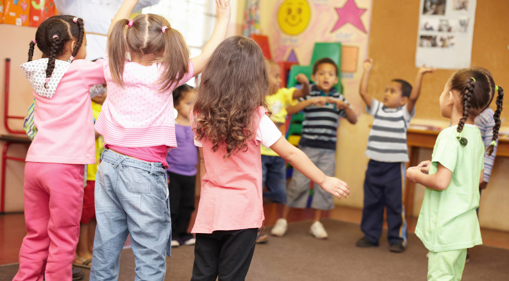 children learning active