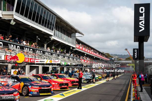 Shane van Gisbergen driver of the Red Bull Ampol Racing Chevrolet Camaro ZL1 during the VAILO Adelaide 500, part of the 2023 Supercars Championship...