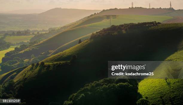 south downs - south downs national park stock pictures, royalty-free photos & images