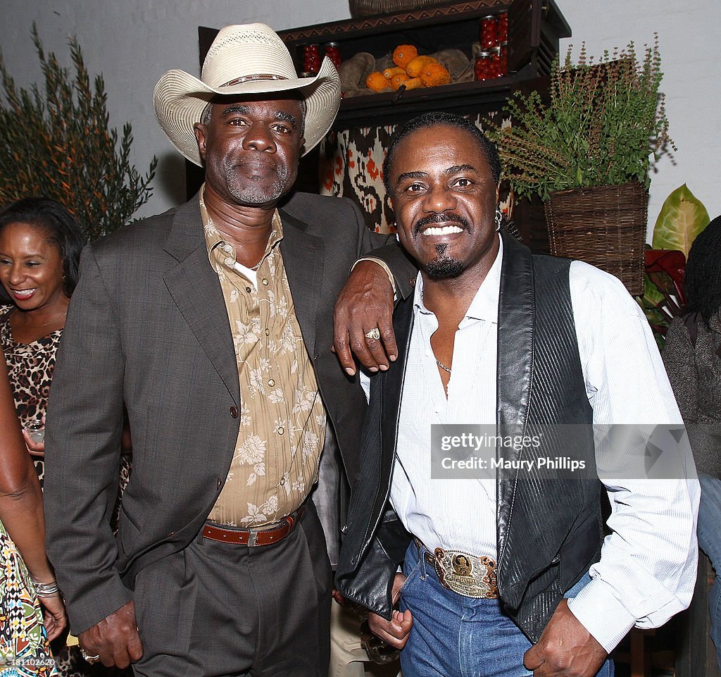 "Grey's Anatomy" Star James Pickens Jr. And Wife Gina With Kim Crooms Host Pre-Emmy Food Tasting Mixer