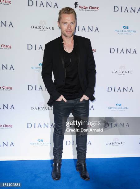 Ronan Keating arrives at the Australian premiere of "Diana' at Event Cinemas, George Street on September 19, 2013 in Sydney, Australia.