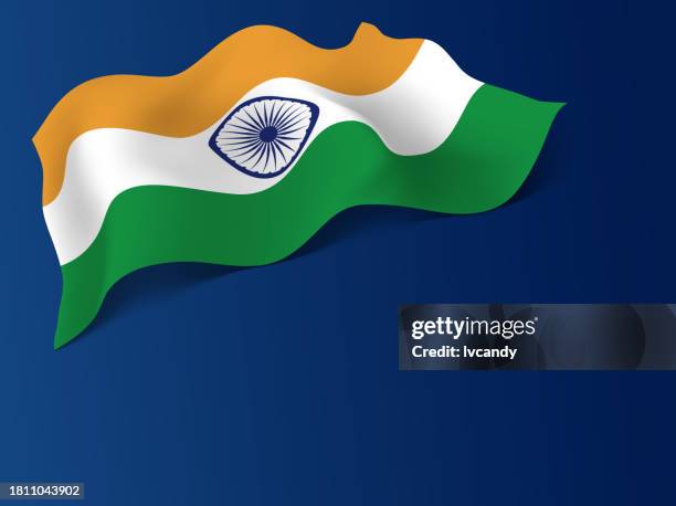 india flag - india economy stock illustrations