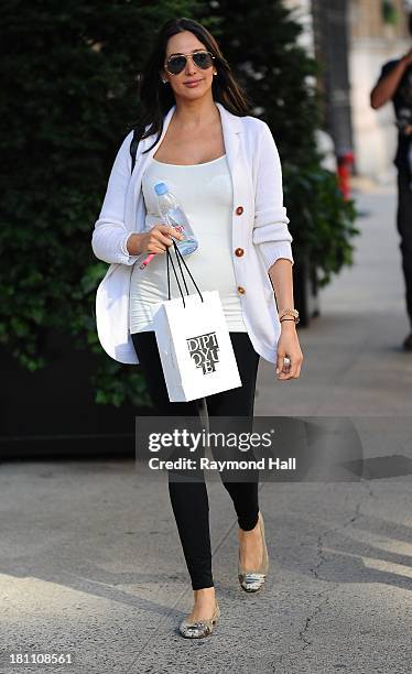 Lauren Silverman is seen in Soho on September 18, 2013 in New York City.