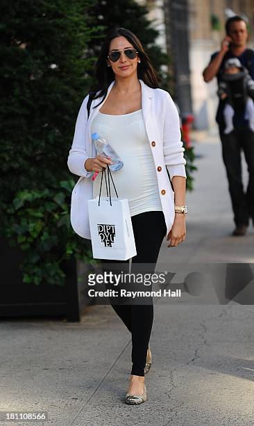 Lauren Silverman is seen in Soho on September 18, 2013 in New York City.