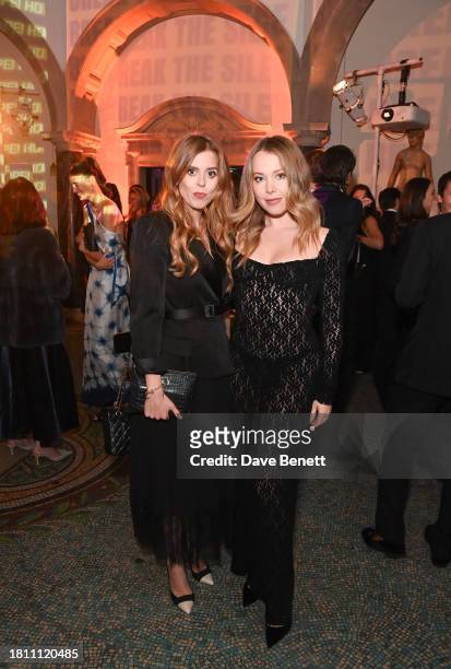 Princess Beatrice of York and Poppy Jamie attend The Anti Slavery Collective's inaugural Winter Gala at Battersea Arts Centre on November 29, 2023 in...