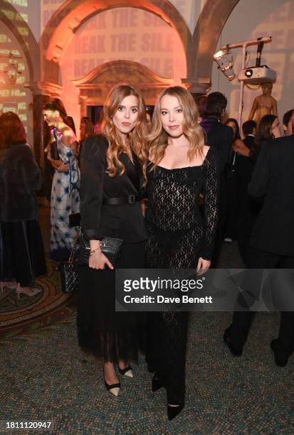 Princess Beatrice of York and Poppy Jamie attend The Anti Slavery Collective's inaugural Winter Gala at Battersea Arts Centre on November 29, 2023 in...