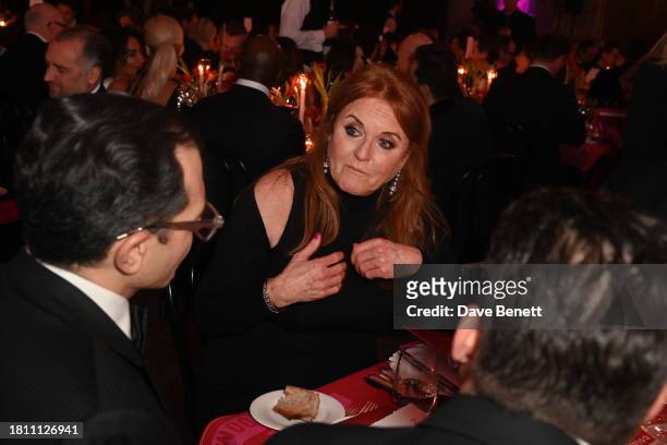 Sarah Ferguson, Duchess of York attends The Anti Slavery Collective's inaugural Winter Gala at Battersea Arts Centre on November 29, 2023 in London,...