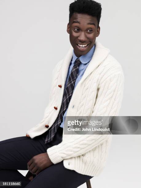 Actor Nathan Stewart-Jarrett is photographed for Mr Porter on August 19, 2011 in London, England.