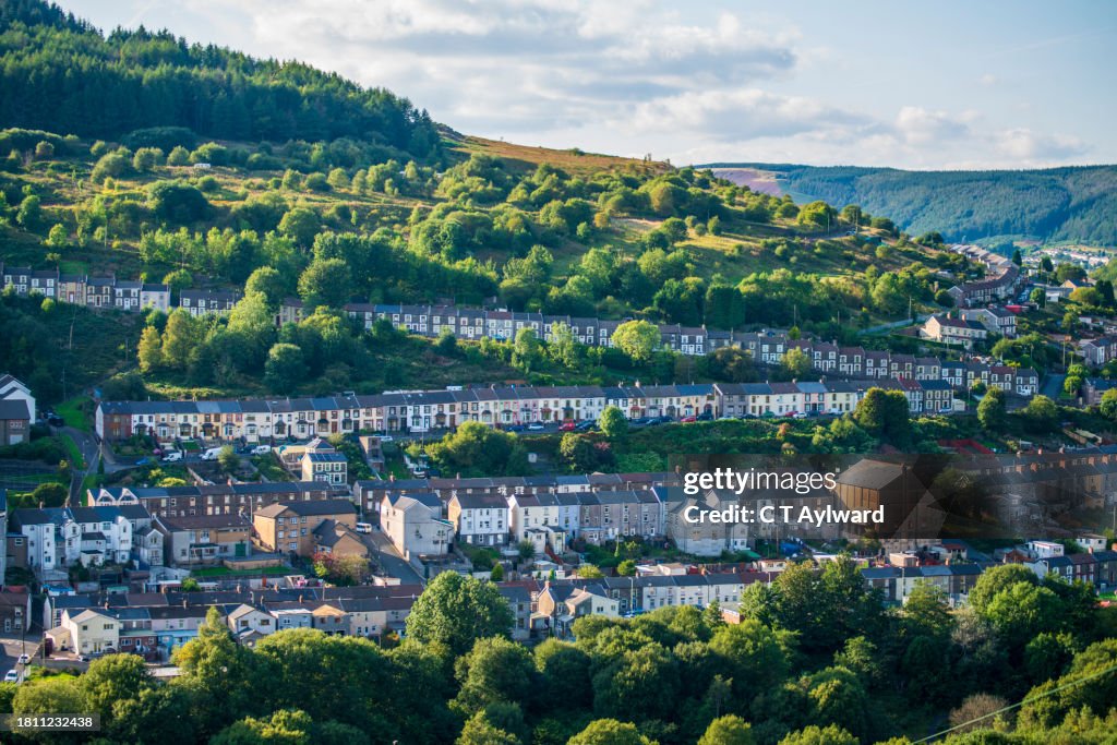 Rows of terraced houses