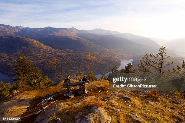 mountain bike view - british columbia stock pictures, royalty-free photos & images