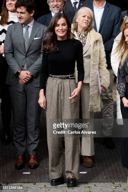 Queen Letizia of Spain attends the closing of the 16th International Seminar of Language and Journalism: 'Cambio Climatico, Lenguaje y Comunicacion'...