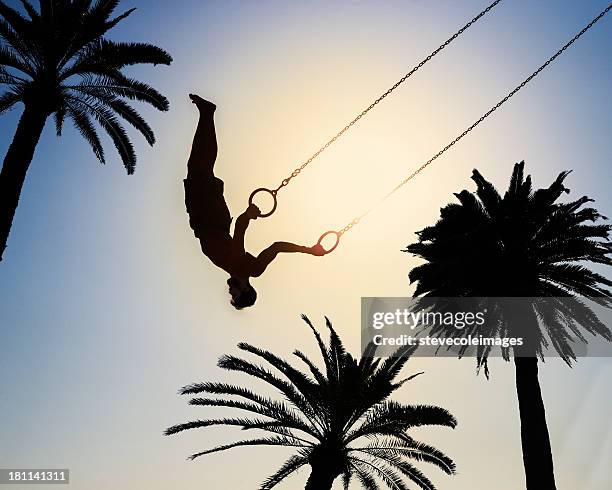 ring fitness - muscle beach stock pictures, royalty-free photos & images