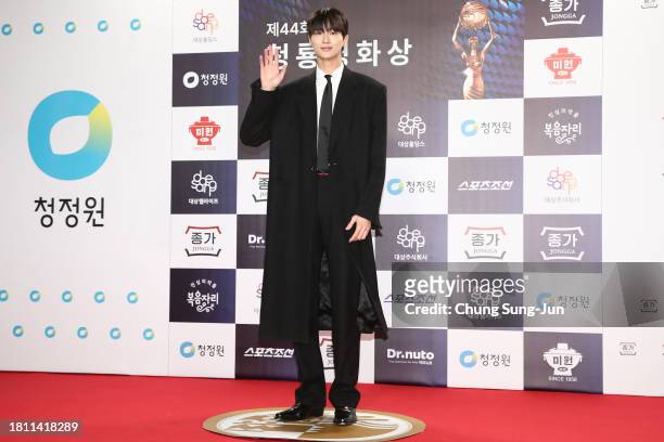 Byeon Woo-seok attends the 44th Blue Dragon Film Awards at KBS Hall on November 24, 2023 in Seoul, South Korea.