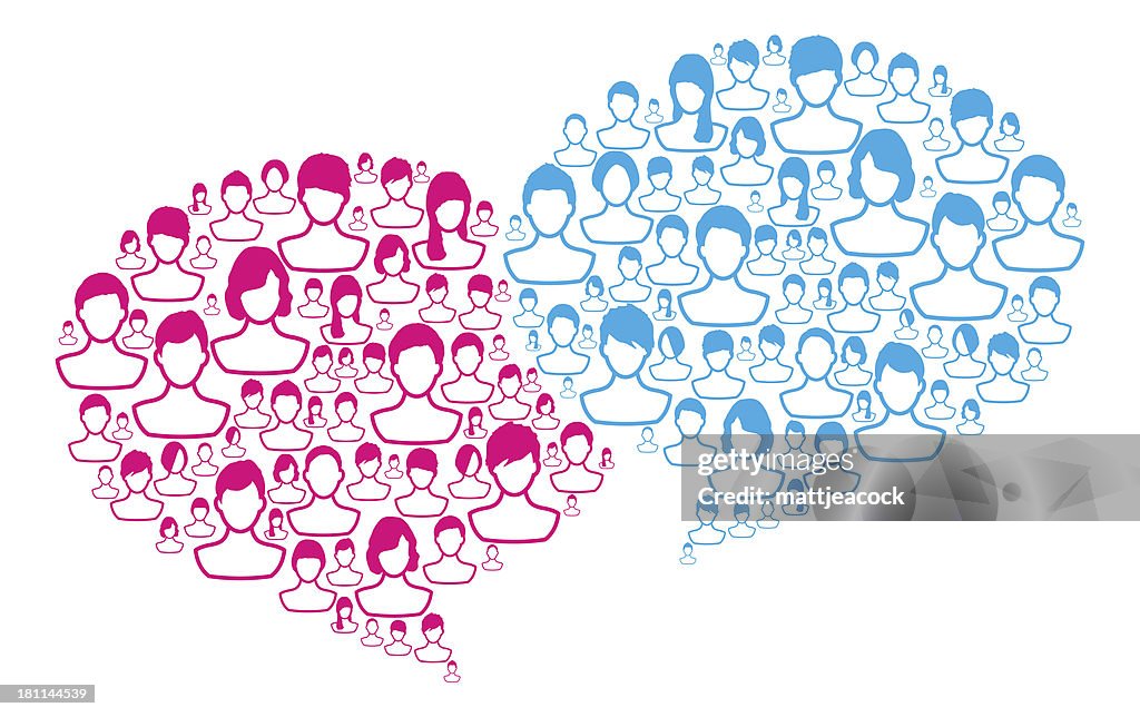 People Speech Bubble High-Res Vector Graphic - Getty Images