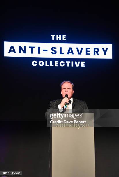 Lord Harry Dalmeny attends The Anti Slavery Collective's inaugural Winter Gala at Battersea Arts Centre on November 29, 2023 in London, England.