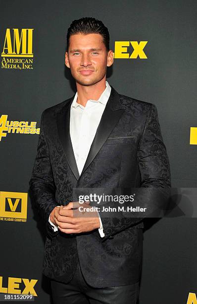 Vlad Yudin attends the Los Angeles premiere of "Generation Iron" at the Chinese 6 Theatres in Hollywood on September 18, 2013 in Hollywood,...