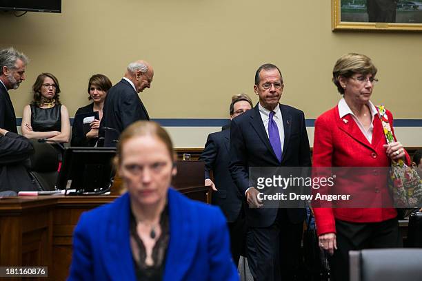 Admiral Mike Mullen, former Chairman of the Joint Chiefs of Staff and current Vice-Chairman of the Benghazi Accountability Review Board , arrives at...