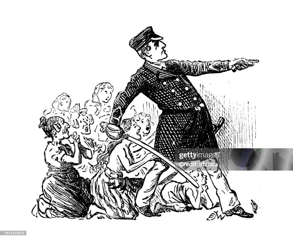 British satire caricature comic cartoon illustration