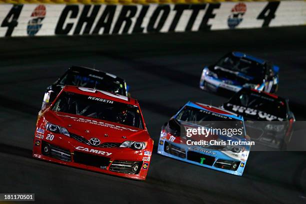 Matt Kenseth, driver of the The Home Depot / Husky Toyota, during the NASCAR Sprint Cup Series Coca-Cola 600 at Charlotte Motor Speedway on May 26,...