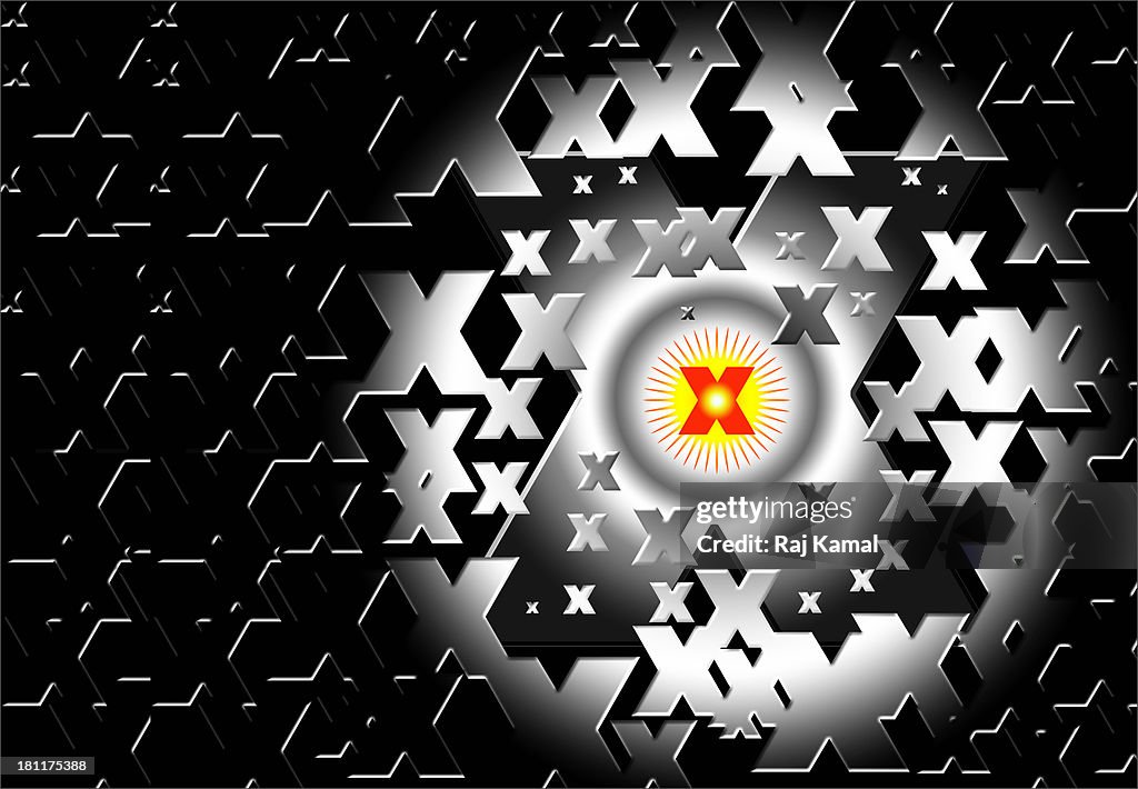 X Marks the Spot.Creative Design