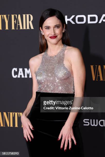 Lodovica Comello attends the red carpet for the "Vanity Fair - The Movie" at Teatro Lirico Giorgio Gaber on November 24, 2023 in Milan, Italy.