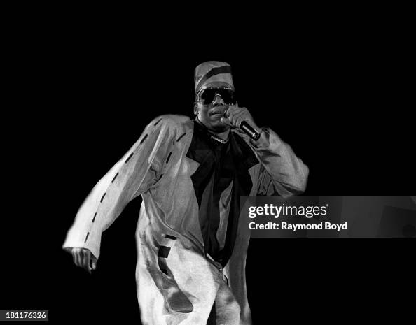 Koolu Rapper Rapper Kool Moe Dee performs at Market Square Arena in Indianapolis ...