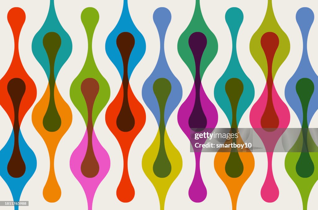 Retro Styled Patterns High-Res Vector Graphic - Getty Images