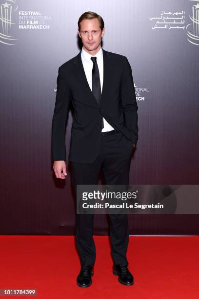 Alexander Skarsgård attends the opening ceremony and screening of “Hit Man" during the 20th Marrakech International Film Festival on November 24,...