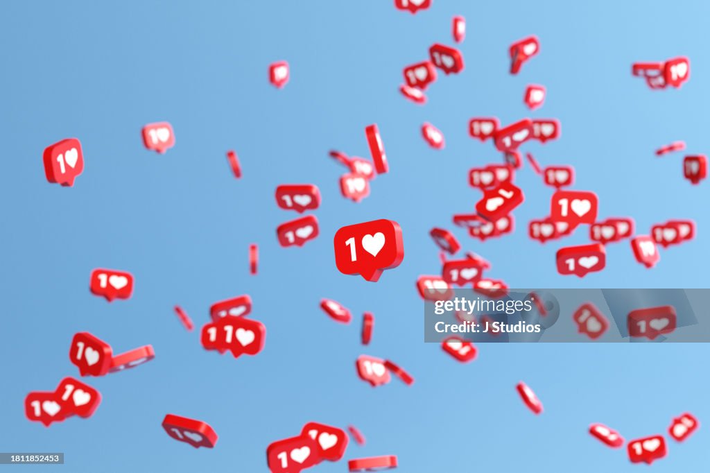 Like icons mid air