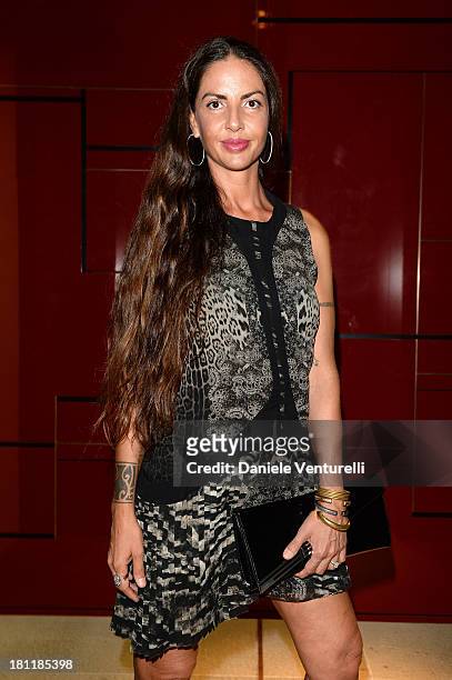 Benedetta Mazzini attends DSquared2 Cocktail during the Milan Fashion Week Womenswear Spring/Summer 2014 on September 19, 2013 in Milan, Italy.