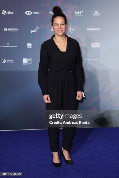 Celia Sasic attends the German Sustainability Award at Maritim Hotel on November 24, 2023 in Duesseldorf, Germany.