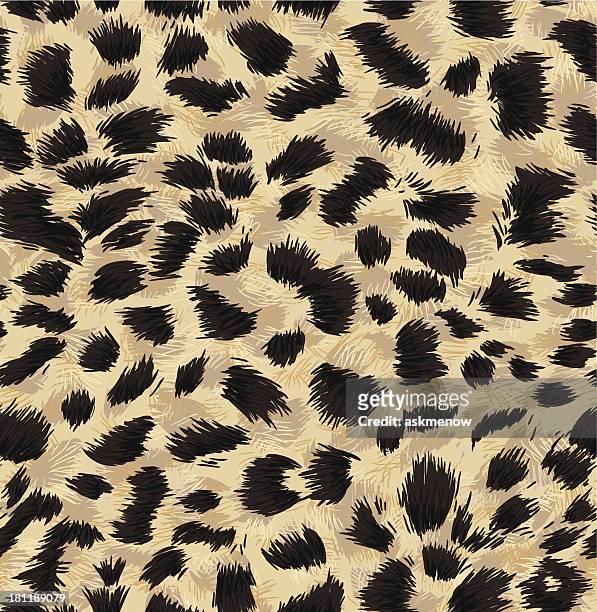 bildbanksillustrationer, clip art samt tecknat material och ikoner med seamless exotic fur pattern - jaguar