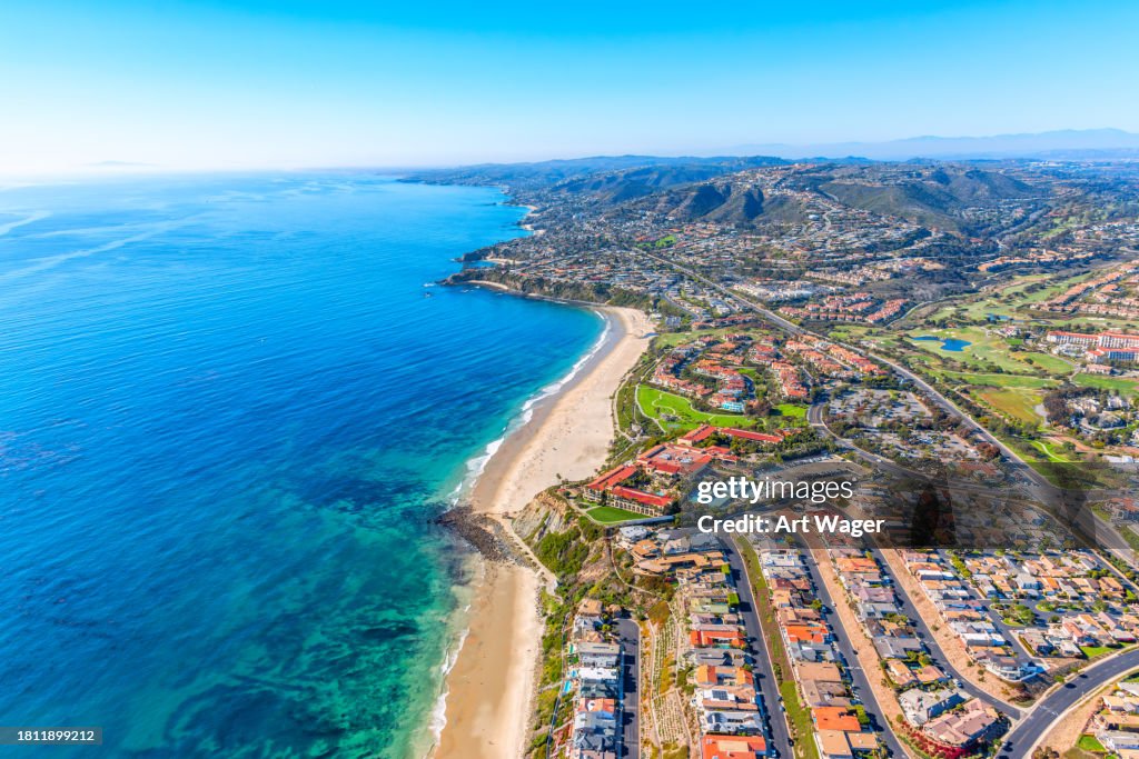 Orange County Coastline Aerial