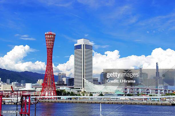 port of kobe - kobe imagens e fotografias de stock