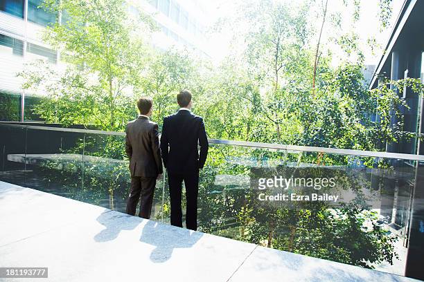 two business discussing green energy. - responsibility stock pictures, royalty-free photos & images